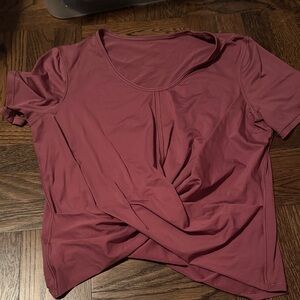 lululemon athletica Short Sleeve Top in Dusty Rose